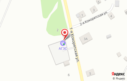 АГЗС на Кокорятской на карте