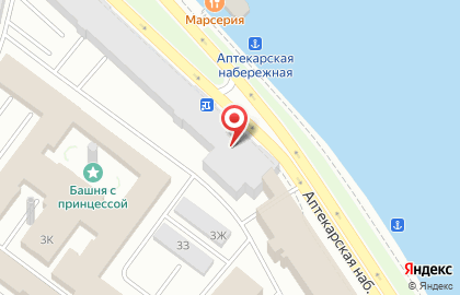 БЦ Кантемировский на Аптекарской набережной на карте