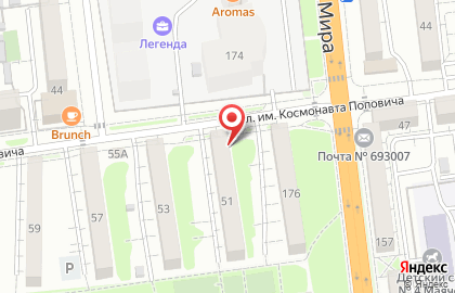 Частный детский сад Крошка в Южно-Сахалинске на карте