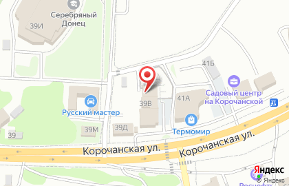 Автомойка Союз на Корочанской улице на карте