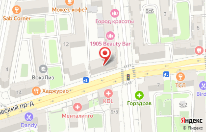 Ресторан быстрого питания Subway в Шмитовском проезде на карте