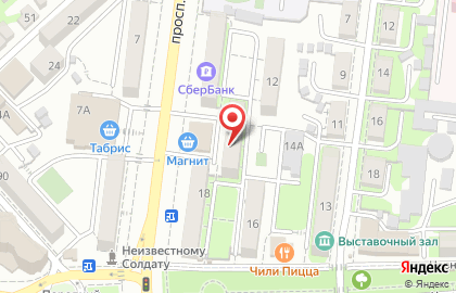 Турагентство Розовый слон на проспекте Ленина на карте