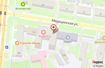 Группа компаний Империя праздника на Медицинской улице на карте