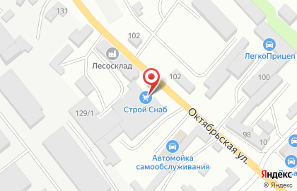 Магазин по продаже аккумуляторов Батарейка на Октябрьской улице на карте