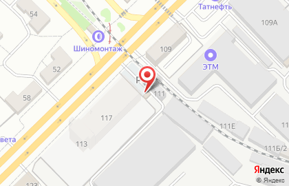 Шиномонтажная мастерская в Коминтерновском районе на карте