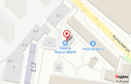 Мастерская Toyota-Lexus на карте