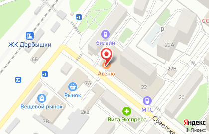 Магазин товаров смешанного типа Fix Price на Советской улице на карте
