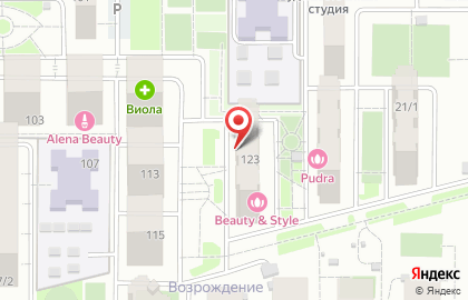 Продуктовый магазин Черри в Прикубанском районе на карте