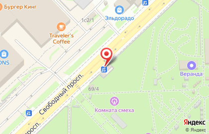 Кафе быстрого питания Дядя Дёнер на Свободном проспекте на карте