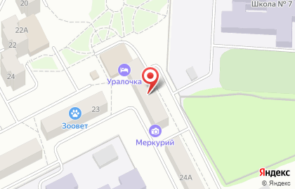 Магазин Меркурий на улице Ленинградской на карте