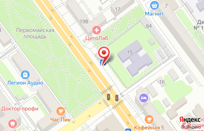 Банкомат СберБанк на Советской улице, 19в стр 1 на карте