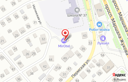 Гостиница MirOtel в Дзержинском районе на карте