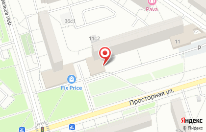 Супермаркет Пятёрочка в Москве на карте