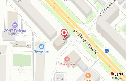 Бизнес-партнер на улице Петровского на карте