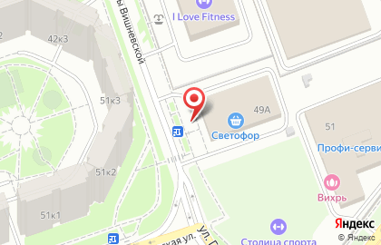 Экспресс-кофейня Золотая Улитка на Салтыковской улице на карте