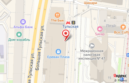 Сеть городских кафе Три правила в Даниловском районе на карте