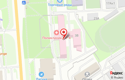 Детская поликлиника №2, Городская поликлиника №4 на карте