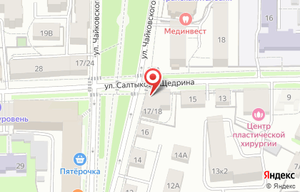 Продуктовый магазин в Ярославле на карте