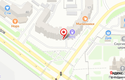 Магазин автозапчастей За рулем на улице Торосова на карте