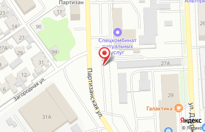 Шиномонтажная мастерская в Железнодорожном районе на карте