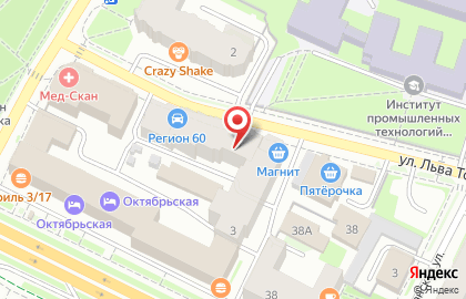 Сервис по доставке еды Chibbis на улице Льва Толстого на карте