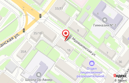Административно-техническая инспекция г. Нижнего Новгорода на Мурашкинской улице на карте