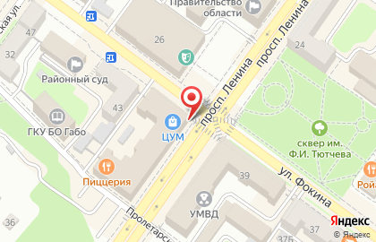 Салон оптики в Советском районе на карте
