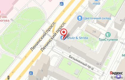 Веломагазин Shulz на Шаболовской на карте