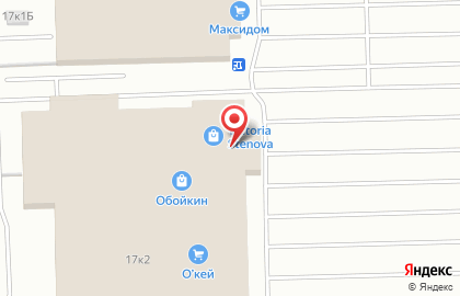 Гипермаркет О`кей на Пулковском шоссе, 17 к 2 на карте