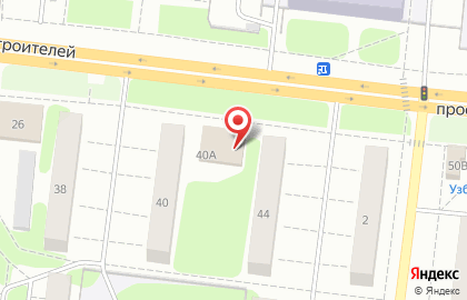 Магазин сантехники Сантехресурс на проспекте Строителей на карте