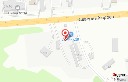Торговая база ДелянаДВ на карте