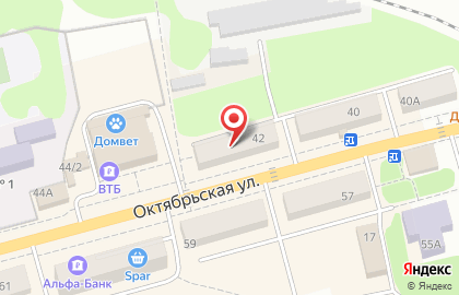 Салон красоты Татьяна на Октябрьской улице на карте