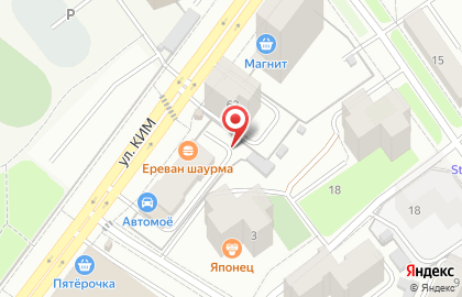 Автостоянка в Перми на карте