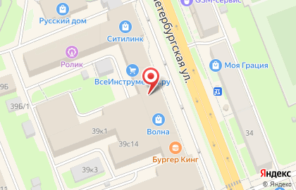 Магазин детской одежды и обуви Василёк на Большой Санкт-Петербургской улице на карте