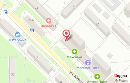 Салон мобильной связи и электроники Связной на улице Металлургов на карте