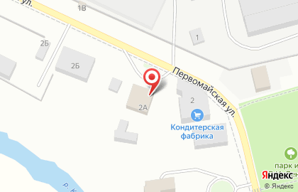 Автотехцентр на Первомайской улице на карте