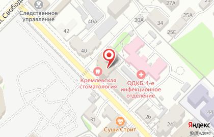 Клиника Кремлевская стоматология на Садовой улице на карте