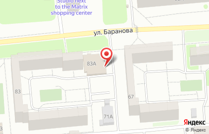 Супермаркет Магнит в Ижевске на карте