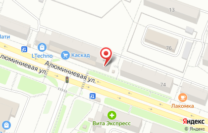 Салон цветов Flora на Алюминиевой улице на карте