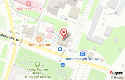 Гипермаркет Магнит в Смоленске на карте