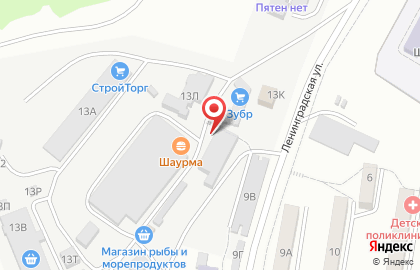 Магазин Для вас на улице Ленинградской на карте