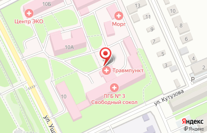 Аптека Липецкфармация на улице Ушинского на карте