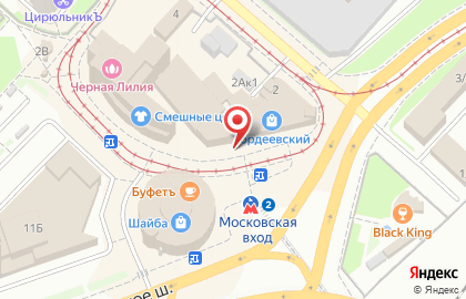 Акконд на Московском шоссе на карте