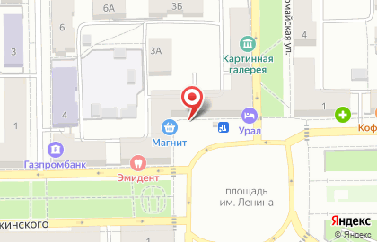 Магазин косметики и бытовой химии Магнит Косметик на Первомайской улице в Салавате на карте