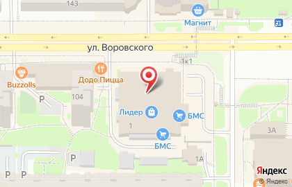 Пятёрочка на карте