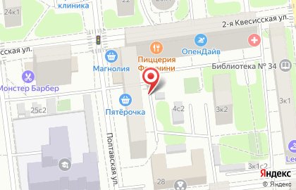 Магнолия на Динамо (ул Полтавская) на карте