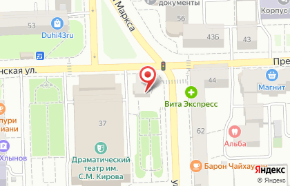 Ремонт У Дома на Преображенской улице на карте