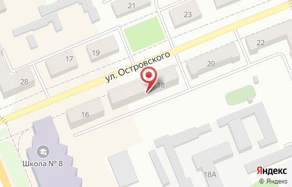 Фабрика Окон, торгово-монтажная компания на улице Островского на карте