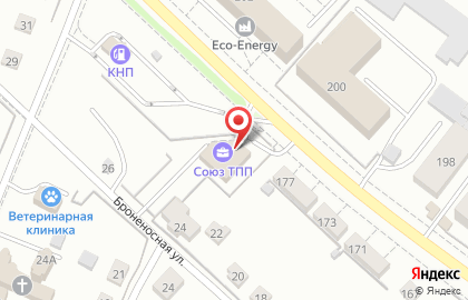 Калининградская торгово-промышленная палата на Советском проспекте на карте