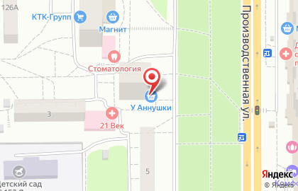 Мини-маркет У Аннушки на Производственной улице на карте